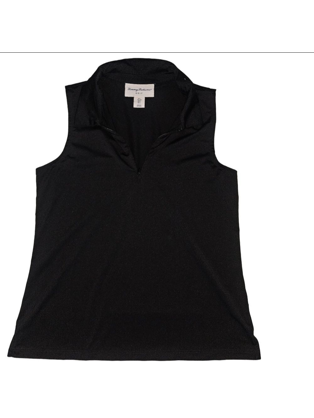Tommy Bahama Golf Sleeveless 1/4 Zip Top – Black (Women’s Large) - Picture 2 of 8